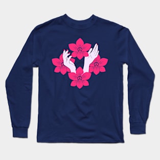 Pink orchid Long Sleeve T-Shirt